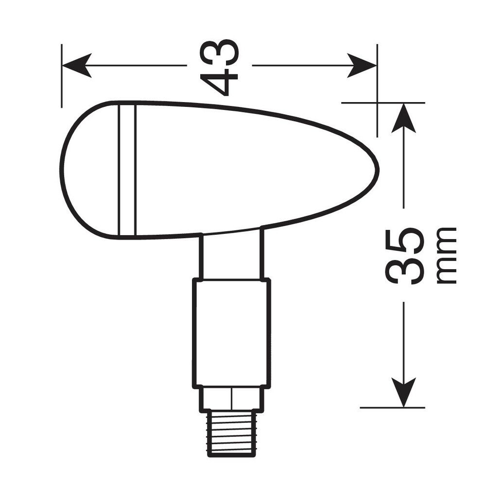 Frecce Drop Nere a Led Lampa - 4