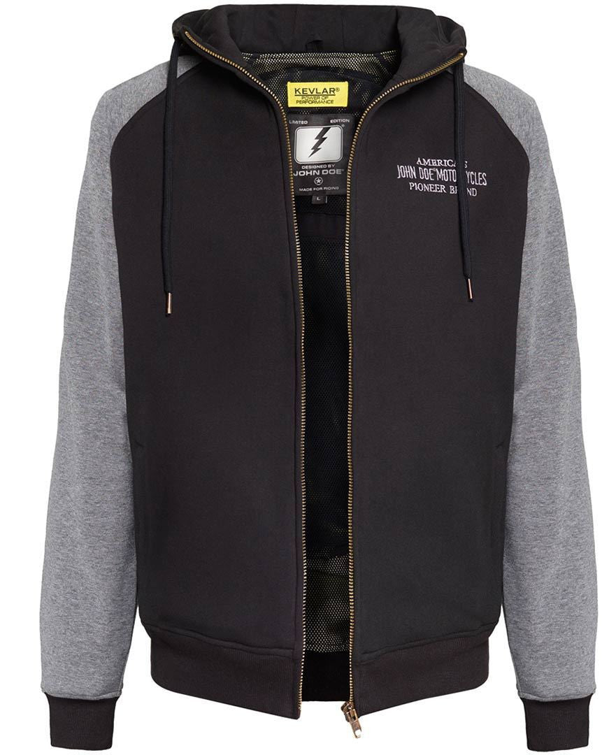 Felpa Xtm John Doe - Felpa con Fodera In Kevlar e Protezioni Nero/grigio - 3