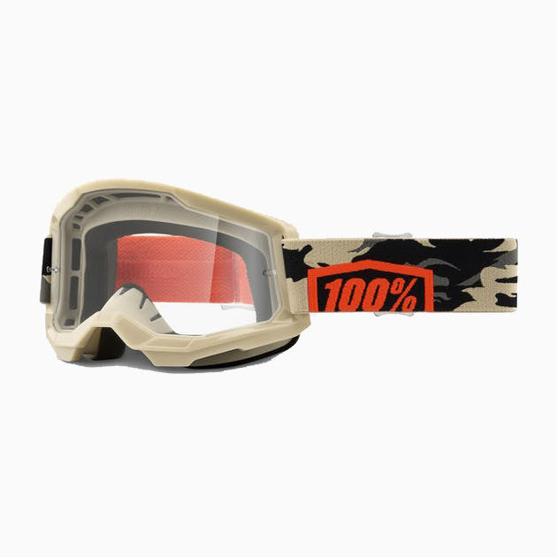 Maschera Strata 2 Kombat 100% - Lente Trasparente - 1