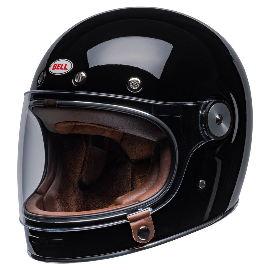 Bullit Nero Lucido Casco Vintage In Fibra Bell - 6