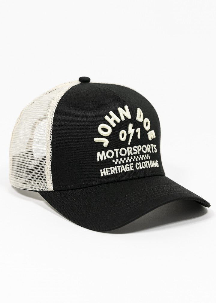 Trucker Hat Black /white Cappellino John Doe - 1