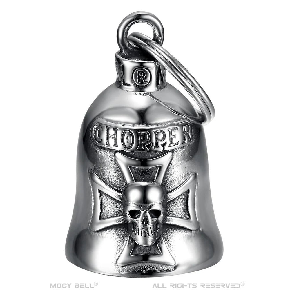 Guardian Bell Campanella Portuna Mocy Bell St Christoph Sichere Fahrt Acciaio Inossidabile Argento