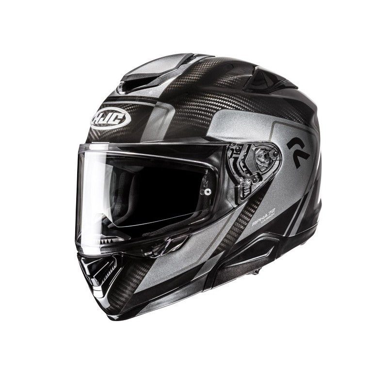 Rpha-72 Carbon Fynex Nero-grigio Casco Integrale Doppia Visiera Hjc