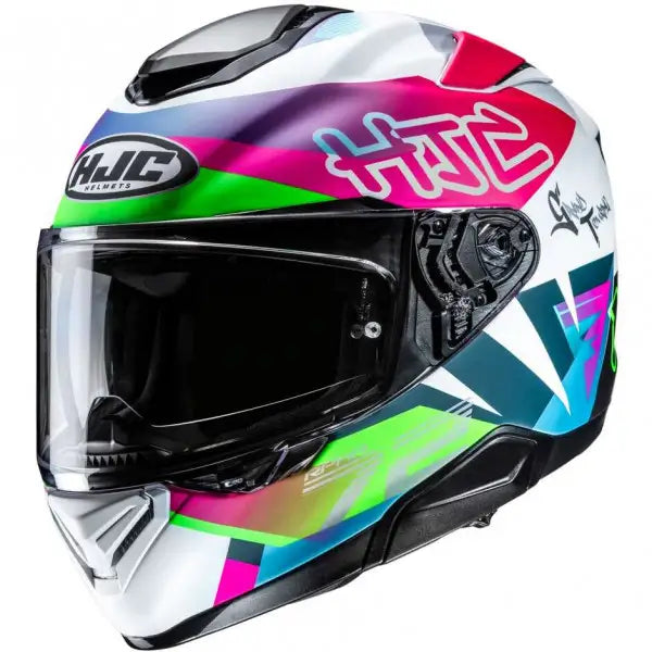 Rpha72 Goldy Casco Integrale Doppia Visiera In Fibra Hjc