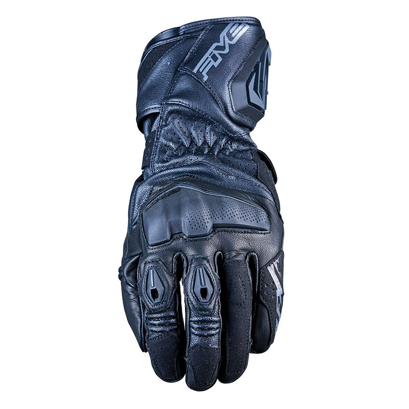 Guanti Five Rfx4 Evo Lungo Sportivo In Pelle Di Capra Pieno Fiore Black Five