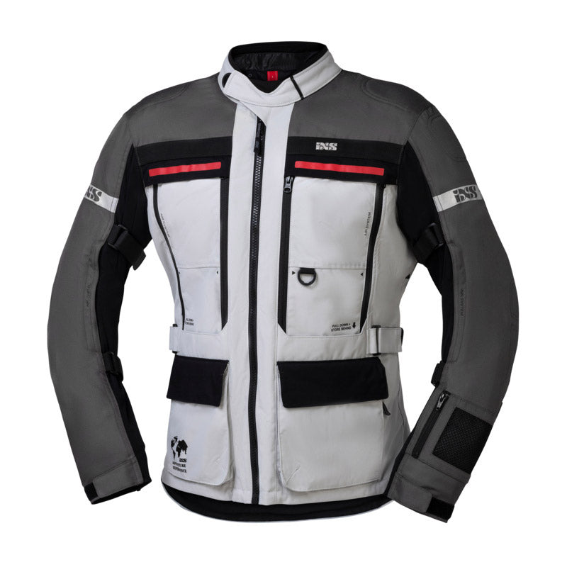 Giacca Tour Montevideo-st 3.0 Grigio Chiaro/grigio Scuro/nero Ixs
