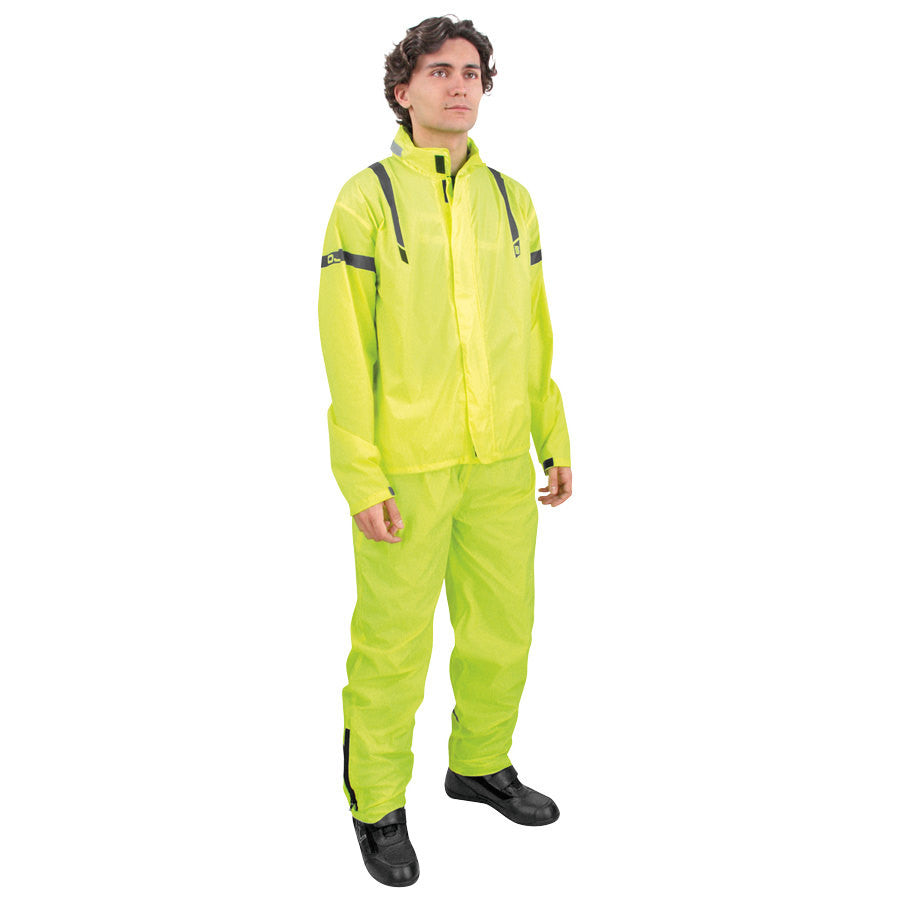 System Set Fluo Yellow Completo Antipioggia Oj