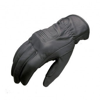 Guanti Civik Kp Ne In Pelle Vintage Black con Protezione Nocche Garibaldi