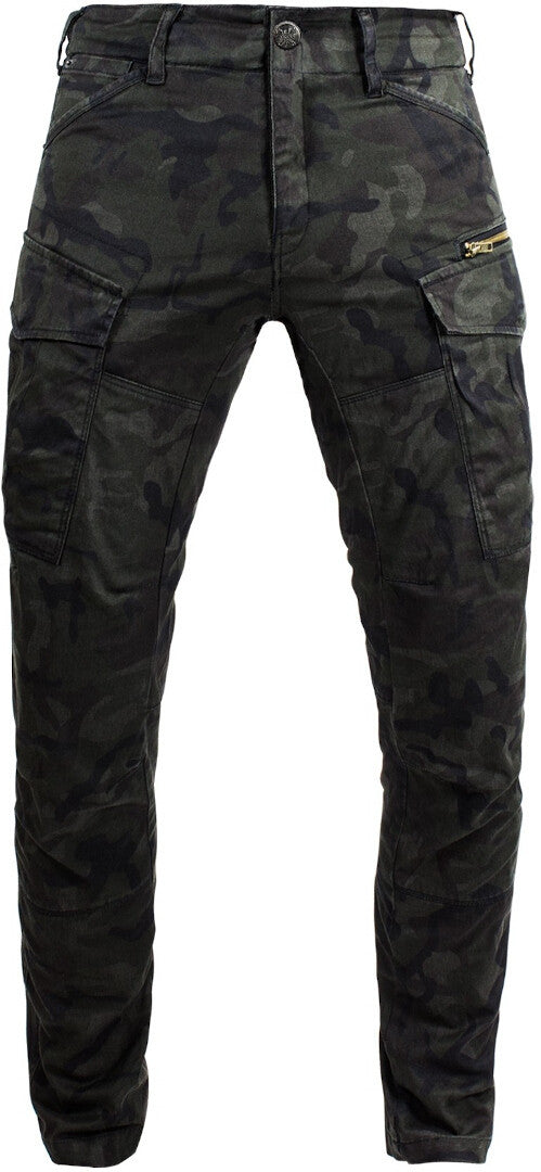 Defender Mono Camouflage Pantalone con Protezioni John Doe