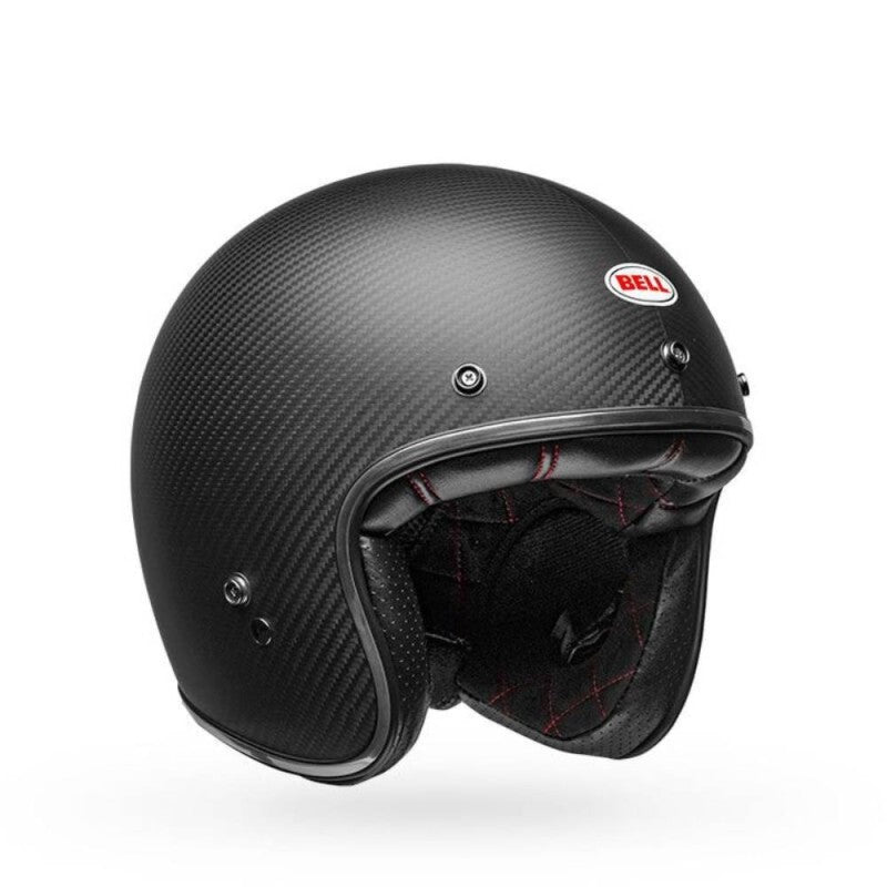 Custom 500 Matt Carbon Casco Jet Vintage 3 Bottini Bell