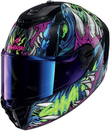 Spartan Rs Shaytan Casco Integralein Fibra con Doppia Visiera Shark