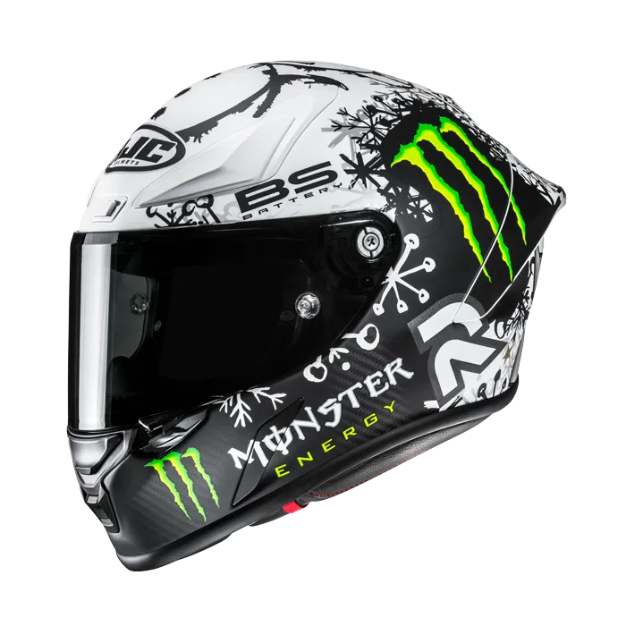 RPHA 1 V2 CARBON SNOW DIABLO MC10SF CASCO INTEGRALE HJC