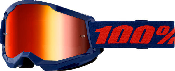 Maschera Strata 2 Navy Mr Rd Lente Specchiata Red 100% - 1