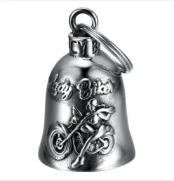 GUARDIAN BELL CAMPANELLA PER MOTO HD LADY BIKER ARGENTO ACCIAIO MB0002 SILVER