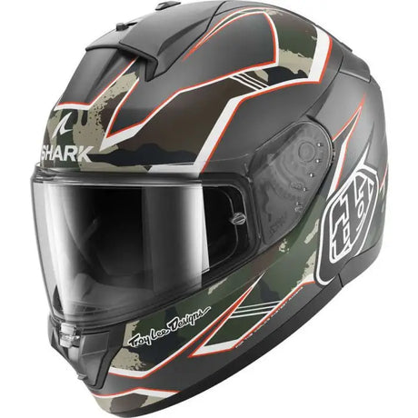 RIDILL 2 MATRIX CAMO MAT ANTHRACITE VERDE CIOCCOLATO MATT CASCO INTEGRALE SHARK
