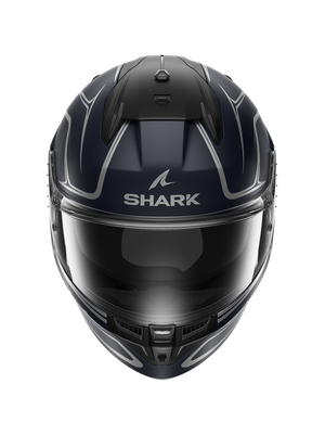 D-skwal 3 Drone Mat Blu Silver Blu Tld Casco Integrale Doppia Visiera Shark