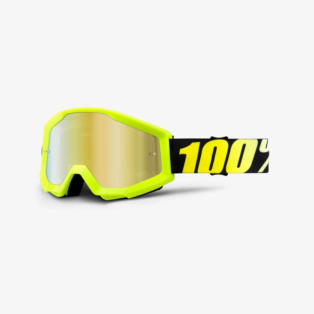 Strata Neon Yellow Mir Gold Maschera Cross 100% - 1