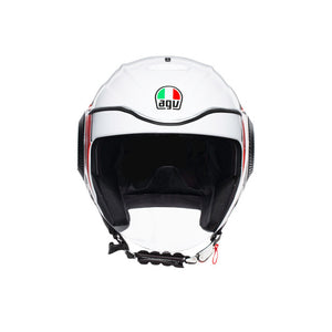 Orbyt Brera White/grey/red Casco Jet - 2