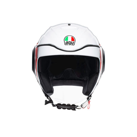 Orbyt Brera White/grey/red Casco Jet - 2