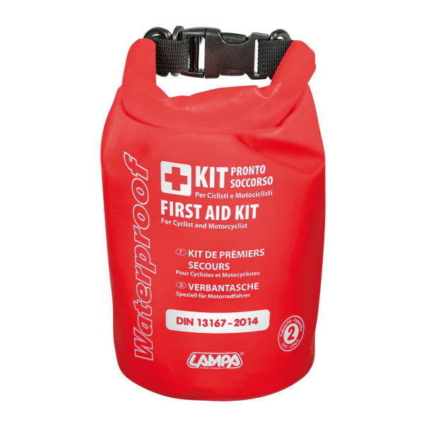 Kit Pronto Soccorso Impermeabile Moto Norme Din 13167