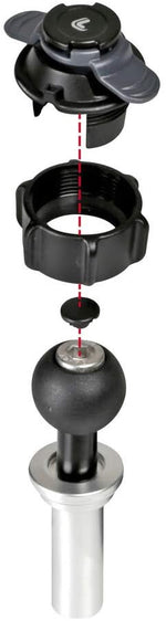 Opti-case 90557 Lampa - Opti-case Per Fissaggio a Canotto Di Sterzo 10-30mm - 3