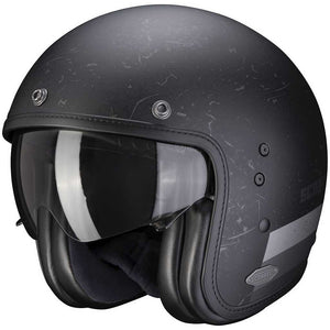 Casco Belfast Shift Scorpion - Casco Jet Nero Opaco/argento - 1