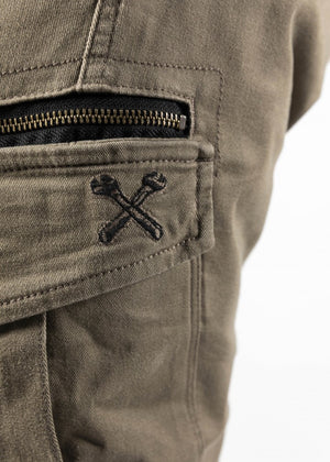 Cargo Men Stroker Camel Xtm Pantaloni Moto Certificati John Doe - 6