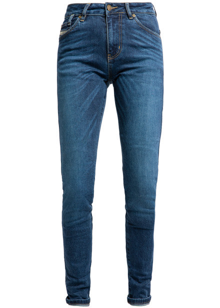 Luna Lady High Mono Indigo Jeans Da Moto  John Doe - 3