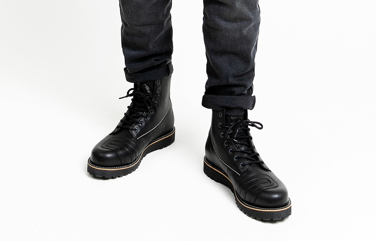 Iron Black Scarponcino Classic Da Moto John Doe - 2