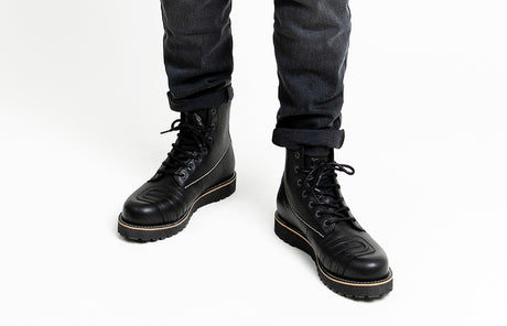 Iron Black Scarponcino Classic Da Moto John Doe - 2