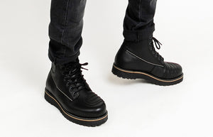 Iron Black Scarponcino Classic Da Moto John Doe - 3