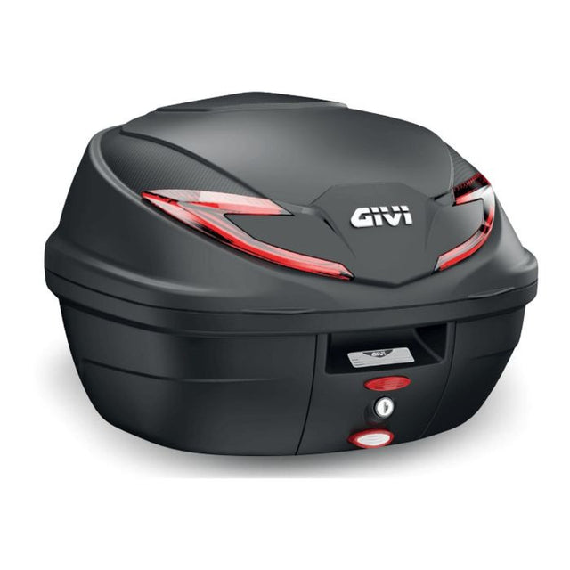 Bauletto 36 Lt Nero Catadiottri Rossi Givi - 1