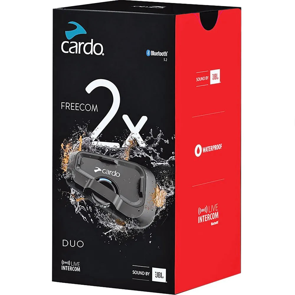 Freecom 2x Duo Interfono Moto-moto 800m Jbl Cardo