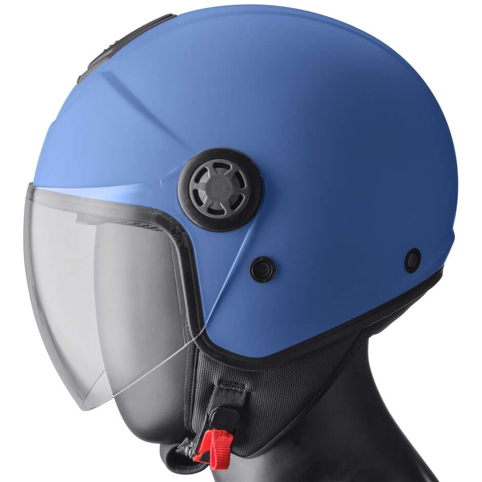 Casco Jet Gelato Mirtillo