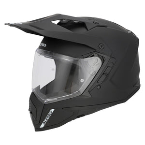 Assault Casco Adventure Matt Black Doppia Visiera Acerbis