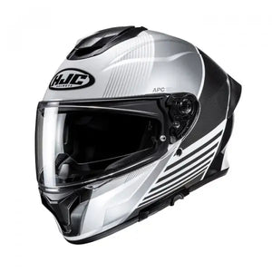 C71 Morix Mc5 Bianco-grigio-nero Casco Integrale Doppia Visiera Hjc