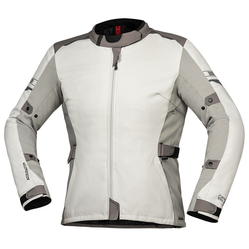 Giacca Tour Donna Lane-st Grigio Chiaro Laminato 2 Starti Solto-tex Plus Ixs