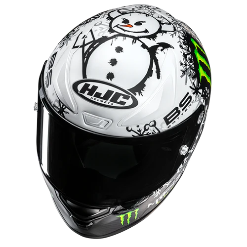RPHA 1 V2 CARBON SNOW DIABLO MC10SF CASCO INTEGRALE HJC