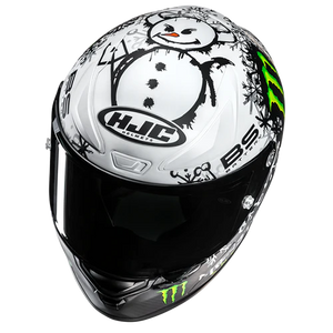 RPHA 1 V2 CARBON SNOW DIABLO MC10SF CASCO INTEGRALE HJC