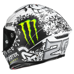 RPHA 1 V2 CARBON SNOW DIABLO MC10SF CASCO INTEGRALE HJC