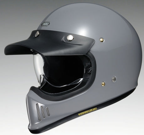 Ex-zero Nero Opaco Casco Integrale Retro' In Fibra