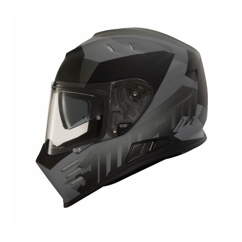 Venom Army Mat Black / Armblk Casco Integrale In Fibra