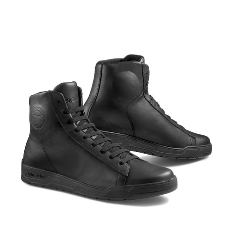 Core Wp Black Sneaker In Pelle Impermeabile