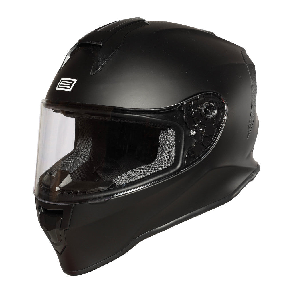 Dinamo Kids Solid Black Matt Casco Integrale Da Bambino Origine