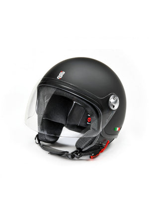 Soffio Rubber Black Casco Jet Oj