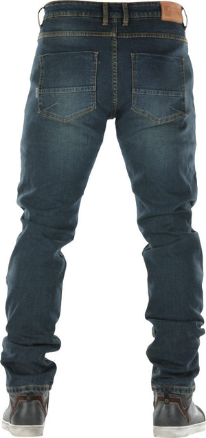 Monza Pantalone Jeans Da Moto Certificato Motto