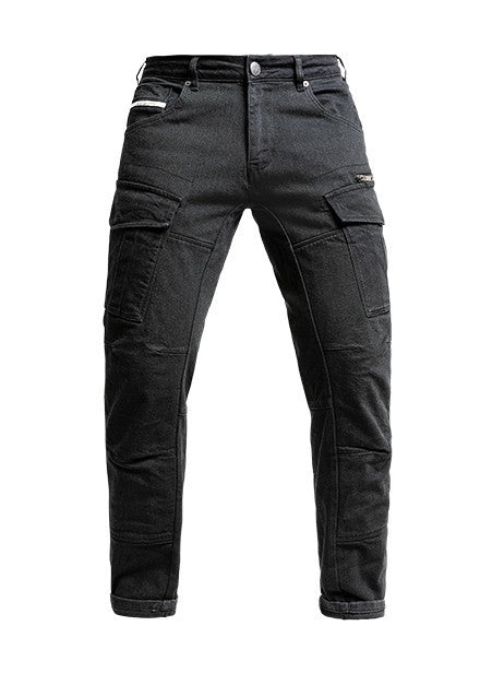 Defender Mono Lung. 30 Black Pantalone con Protezioni  Omologato Aaa John Doe