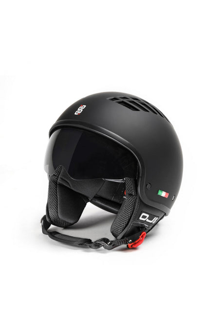 Vento Mat Black Casco Jet Areato Oj