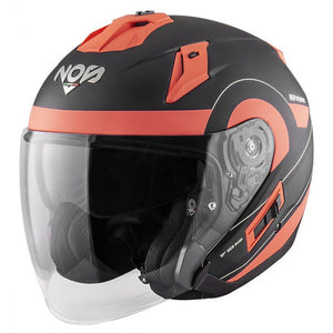 Ns-2 Zone Coral Nero Corallo Casco Jet Nos