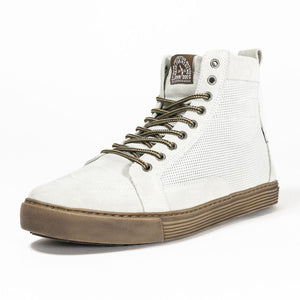 Scarpa Estiva In Pelle Traforata Neo Bianca John Doe
